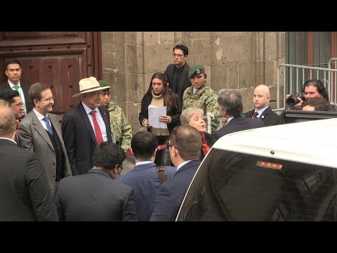 US delegation led by Blinken arrives at Mexico's National Palace | AFP