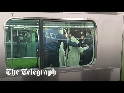 Three people stabbed on Tokyo train