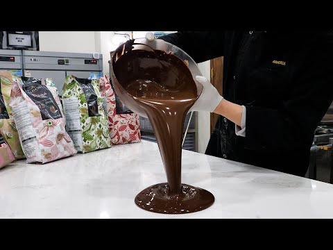 Korea's best chocolate artisans! amazing handmade chocolate making process TOP3 - korean street food