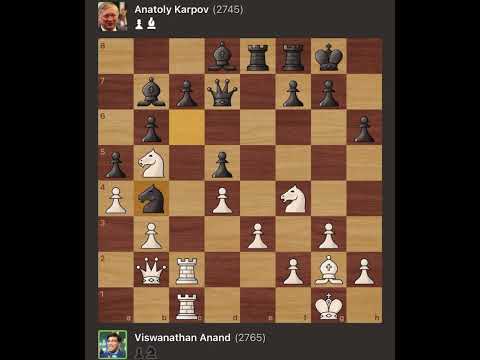 Viswanathan Anand vs Anatoly Karpov | Frankfurt - Germany, 1997