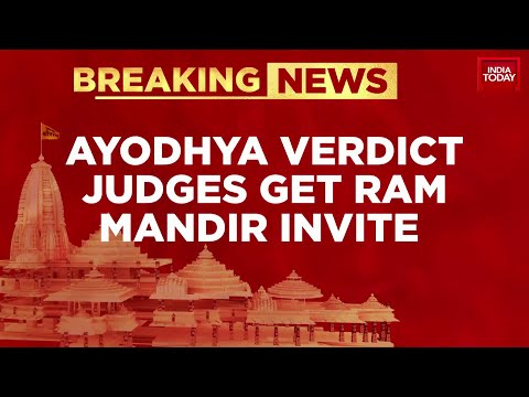 Judges Who Delivered Historic Ayodhya Case Verdict Invited For 'pran Pratistha' Event