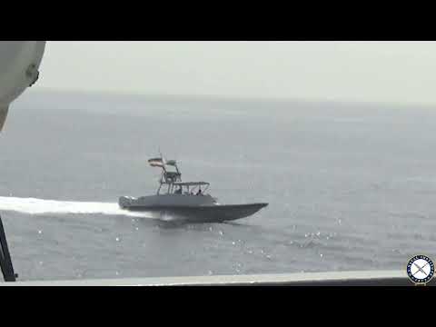 Iranian Fast Boats Harass U.S. Warships in Strait of Hormuz