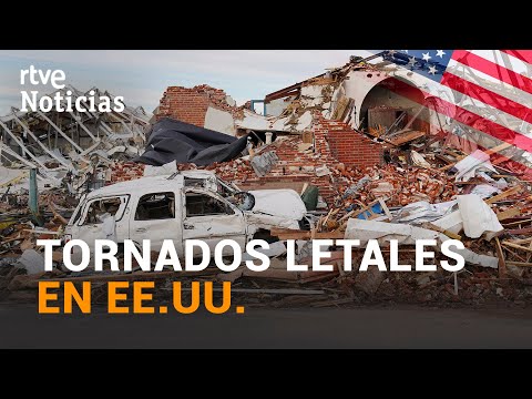 ESTADOS UNIDOS: Un devastador TORNADO ARRASA la localidad de MAYFIELD | RTVE Noticias