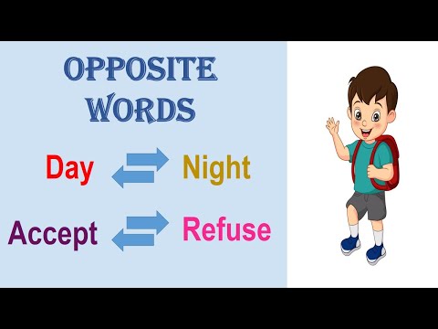 Oppsite Words for kids | Opposite Words | Learn Opposite Words | Preschool Learning |