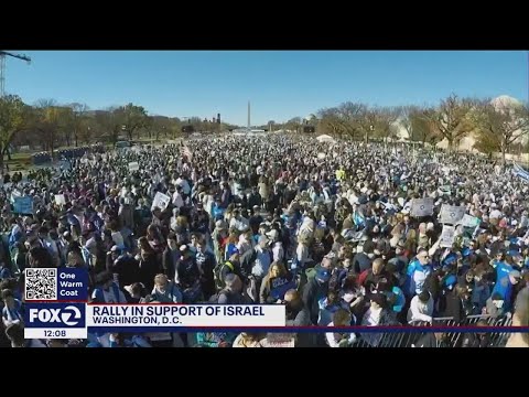 Thousands march for Israel in Washington, D.C.