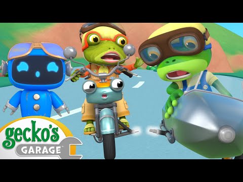 Motorcycle Madness | Gecko's Garage | Trucks For Children | Cartoons For Kids