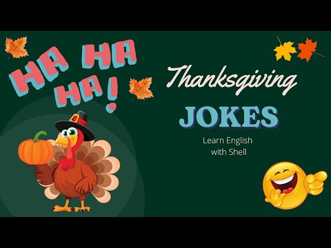 Learn English. The Thanksgiving jokes. 