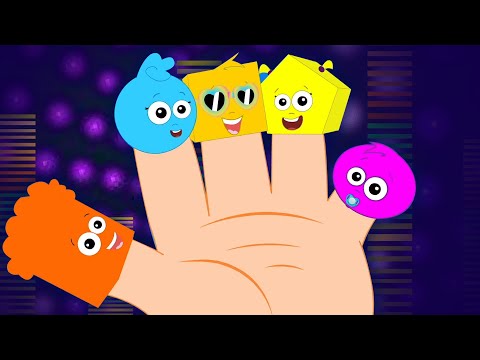 Shapes Finger Family and Kindergarten Rhyme for Children