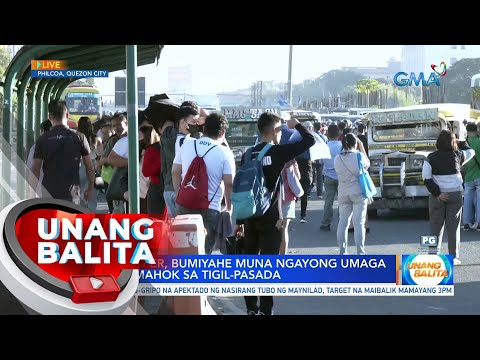 Ilang tsuper, bumibyahe muna ngayong umaga bago lumahok sa tigil-pasada | UB