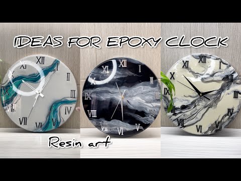 Ideas for epoxy clocks! The easiest way to make a clock with your own hands.