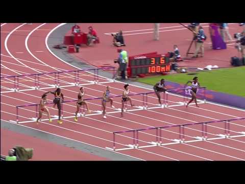 100m Hurdles Women's Heat - Full Event- London 2012 Olympics