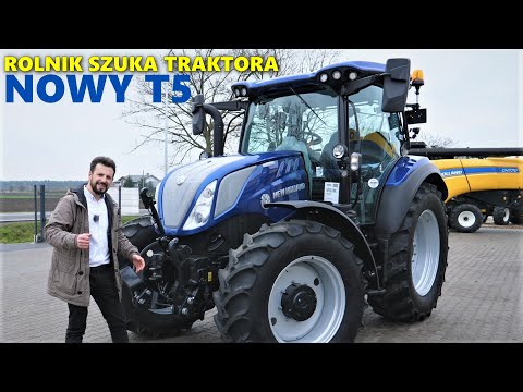 New Holland T5.140 DYNAMIC COMMAND Blue Power - Rolnik Szuka Traktora (Prezentacja/WalkAround)