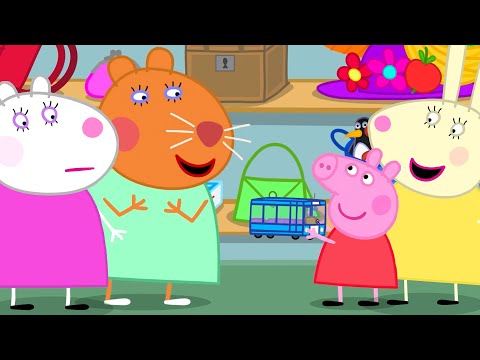 Peppa Pig Tales 🧸 The Busy Charity Shop Toy Sale 🚎 New Peppa Pig Episodes