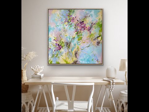 Floral. 10.7.23. Original painting by Viktoria Ganhao.