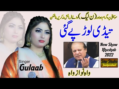 Gulaab | Tedi Lor Pay Gai | Mian Tu a Ja | PMLN official song 2022 | New Punjabi | Gulaab Singer