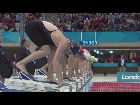 Allison Schmitt Sets New Olympic Record &amp; Wins 200m Freestyle Gold - London 2012 Olympics