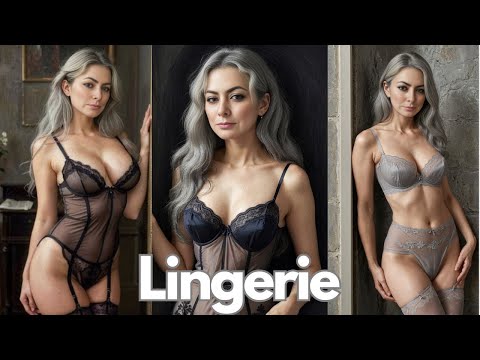 Sexy over 60!  Unveiling the Allure of Mature Glamour in Lingerie | Embrace your Sexy! 💋✨