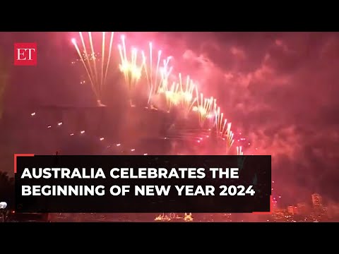 Australia celebrates the beginning of New Year 2024 with dazzling fireworks, watch!