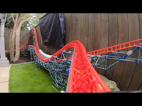 Magnum XL-300: POV (Backyard K'nex Rollercoaster)