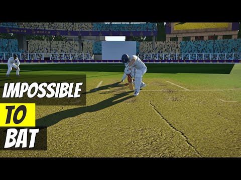 BATTING On The WORST PITCH In Cricket 24