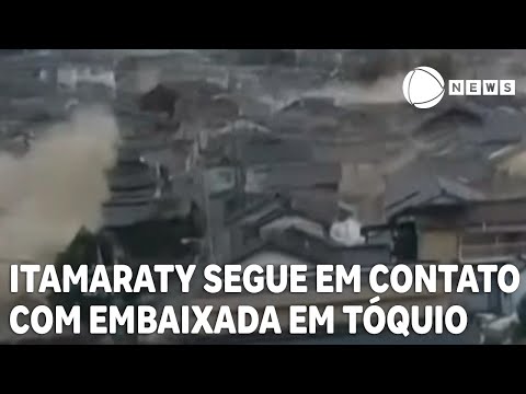 Itamaraty mant&eacute;m contato com embaixada brasileira em T&oacute;quio