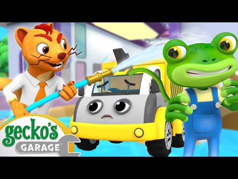 Weasel Water Waste | Gecko's Garage | Trucks For Children | Cartoons For Kids