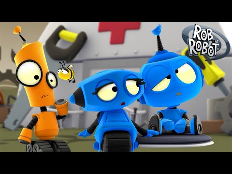 Rob Caught a Bug in Space! ?| Rob The Robot | Preschool Learning