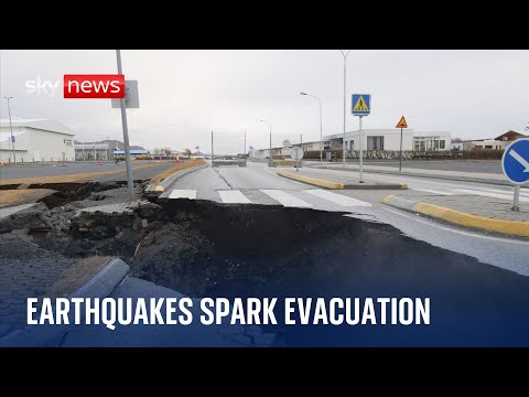 Iceland: Inside 'ghost town' as earthquakes spark evacuation