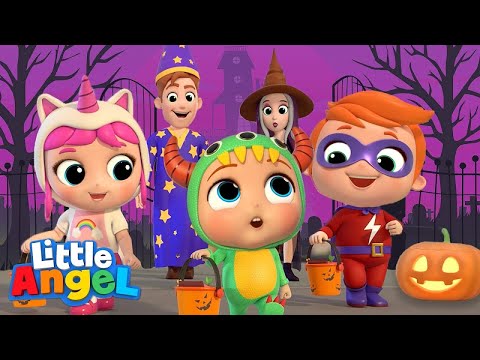 I Want To Trick Or Treat - Little Angel | Kids Cartoons &amp; Nursery Rhymes | Moonbug Kids