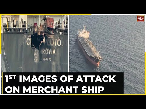 Watch: Merchant Ship Attacked By Drone Reaches Mumbai Port With Coast Guard's Assistance