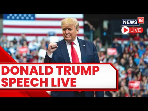 Former President Donald Trump Election Rally from New Hampshire | Trump Targets President Biden