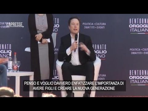 Atreju, Elon Musk: &laquo;Fate figli, a rischio la nuova generazione&raquo;