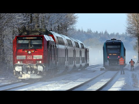 Evakuierung Marschbahn-RE 11017 in Sankt Michaelisdonn