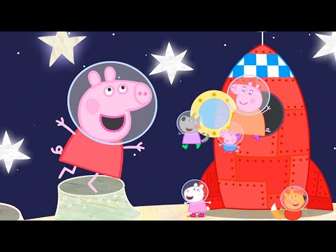 Peppa Pig's Golden Boots in the Space | Peppa Pig Official Family Kids Cartoon