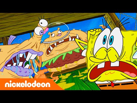 SpongeBob | SpongeBob Trasforma TUTTI in Mostri! | Nickelodeon Italia