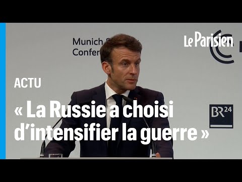 Guerre en Ukraine : &laquo; L'heure n'est pas au dialogue&nbsp;&raquo; avec la Russie, estime Macron