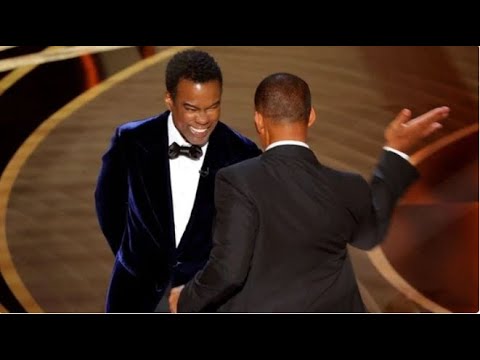 WILL SMITH SLAPS CHRIS ROCK IN SLOW MOTION