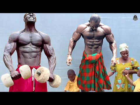 NO GYM - NO PROTEIN POWDER - AFRICAN BODYBUILDERS MOTIVATION