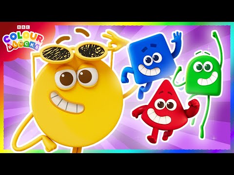 Colour Party: Red, Blue, Yellow &amp; Green Sing-Along  | Kids Learn Colours |