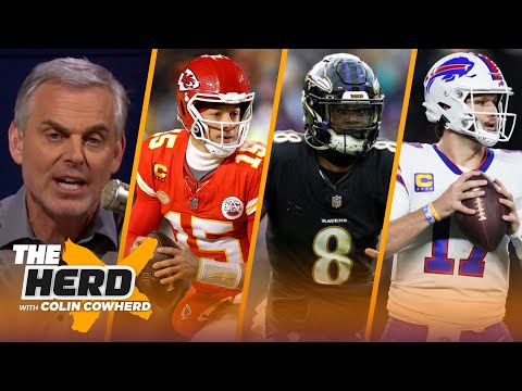 Lamar Jackson dominates, Bills KO Chiefs highlight Colin's Divisional Round picks | NFL | THE HERD