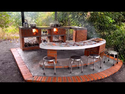 How to make a large, multi-functional wood stove that is good for indoor and outdoor use # 211