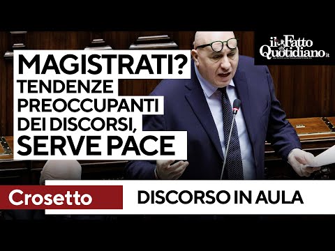 Crosetto: &quot;Tendenze preoccupanti nei discorsi dei magistrati. Serve un tavolo di pace&quot;