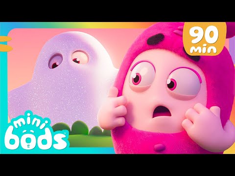 I Saw A Ghost!! - Minibods | Mini Oddbods | Baby Oddbods | Funny Cartoons For Kids