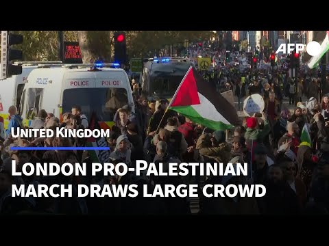 UK police out in force for 'tense' pro-Palestinian march | AFP
