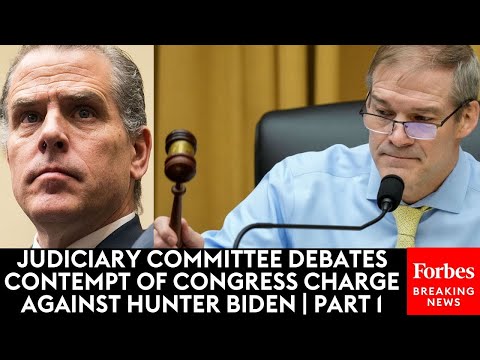 Jim Jordan Leads House Judiciary Hearing About Hunter Biden Contempt Of Congress Charge | PART 1