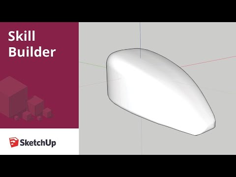 How to create organic shapes with native tools in SketchUp - Skill Builder