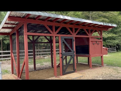 We Build a Chicken Coop - Come for the Tour - Two Dogs Barking at the Moon, Gloucester, Virginia