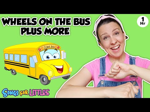 Wheels On The Bus + More Nursery Rhymes &amp; Kids Songs - Educational Videos for Kids &amp; Toddlers