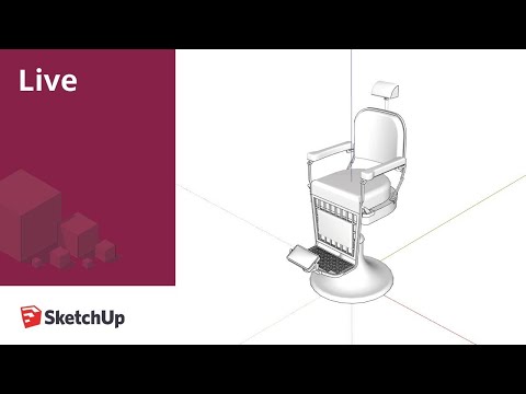 Live Modeling from the Barbershop with SketchUp