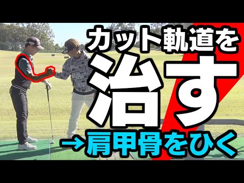 スライサーやカット軌道の人必見！たったこれだけで全て解決するアドレス前の準備とは？【岩本砂織】【須藤裕太】【かえで】【アイアン】【ドライバー】【カット軌道】【肩甲骨】【岩本論】